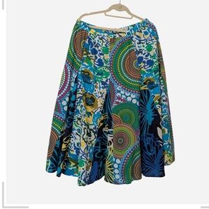 Pre-owned Notations Multicolor Circle Skirt